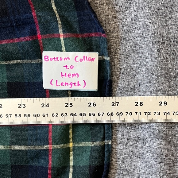 Gitman Bros Vintage Button Down Long Sleeve Shirt - Men's Size S - Green - Picture 8 of 10